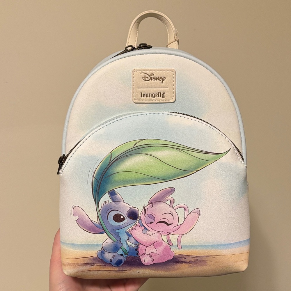 Loungefly Stitch and Angel Mini Backpack